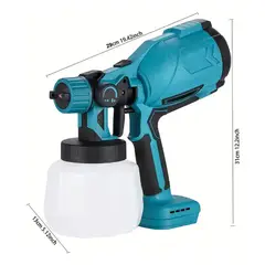 MOVI - PISTOLA DE PINTAR A BATERIA, INCLUYE 2 BATERIAS Y CARGADOR