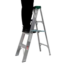 GENERICO - Escalera Tijera Aluminio 4 peldaños