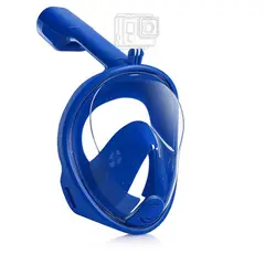 GENERICO - Mascara Snorkel Mascara Buceo Snorkel Fullface Go Pro - Rosa - Tamaño Único