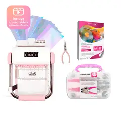 CINCH - Encuadernadora Rosa + Crop a Dile + Insumos