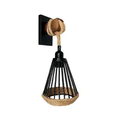 WANT - APLIQUE COLGANTE PORTA E27 CAÑAMO