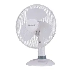 MASTER G - Ventilador de Sobremesa 12" 40W MGTF12B Blanco Master-G