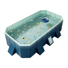 LUBABYCAS - Piscina Plegable No Requiere Inflado 300cm Niños
