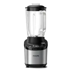PHILIPS - Licuadora Alta Velocidad 1500w Hr376000 18l Jarra Vidrio Gris