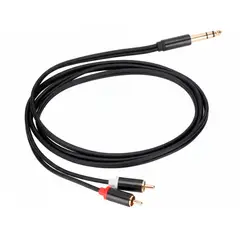 EMETRES - Cable Audio Auxiliar 3.5mm a RCA Adaptador Conexión