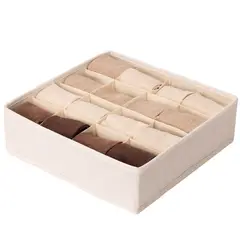 CARRY ALL - Organizador 16 Divisiones Ropa Interior Calcetines Accesorios Beige