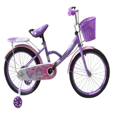 GENERICO - Bicicleta Aro 12 Infantil Con Ruedas De Aprendizaje Violeta