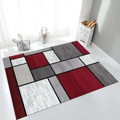 GENERICO - Alfombra para Living con Antideslizante Diseños Tridimensionales 240x200cm