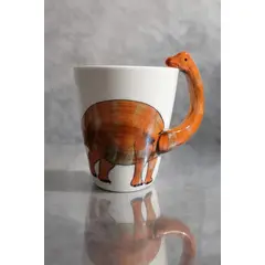 GENERICO - Taza de ceramica con Diseño de Dinosaurio en 3D