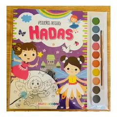GENERICO - Pequeños Artistas - Hadas - Libro Para Pintar Con Acuarela
