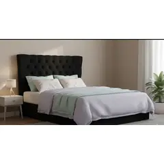 GENERICO - Respaldos de 2 plazas color negro