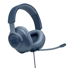 JBL - Audífonos Con Micrófono Para Juegos Con Cable Quantum 100 Azul