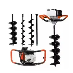 ALTERNATIVE - Ahoyador Barreno 63cc + 3 Brocas + Extesion - Tecnologia Americana