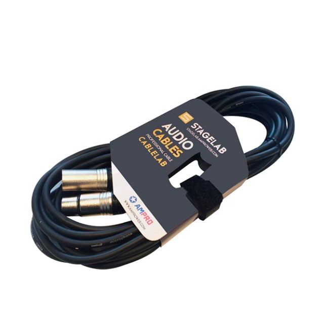 Cable Dmx 75mts Para Microfono Stagelab 3 Pin