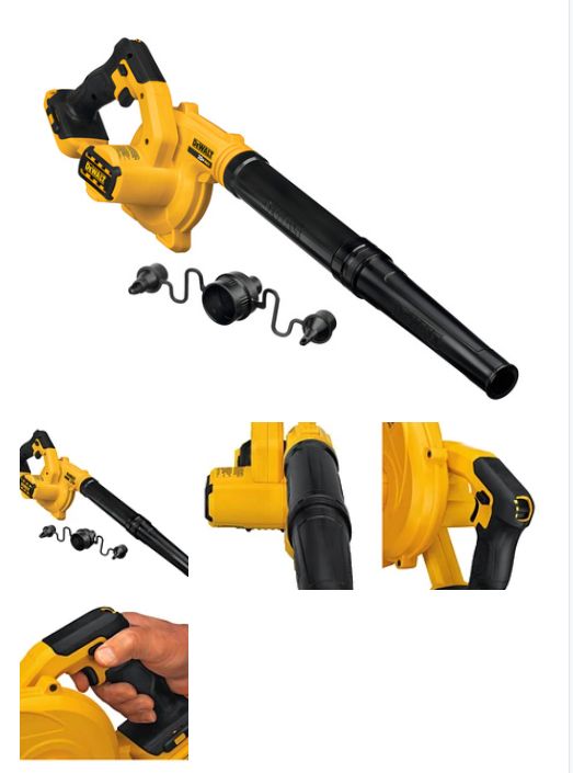Sopladora Dce100b Batería De 20v 0w Amarillo