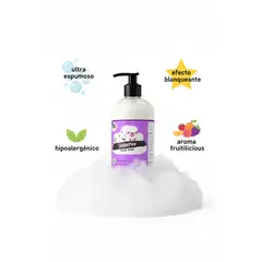 MASCOKITS - Super Shampoo Pelaje Blanco Orgánico 1 Lt Perros & Mascotas