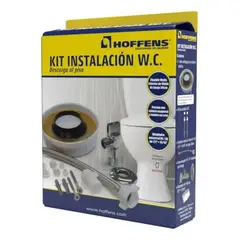 METALFER - Kit De Instalacion Wc Llave Angular Completo Hoffens