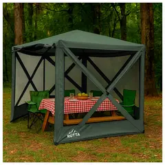 RUTTA - Toldo Comedor Camping Instantáneo 3.5 x 3.5 mts