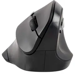 KENSINGTON - K75575WW, Mouse Vertical Ergonómico, Inalámbrico, 2400 DPI, 2.4GHz, Gris, Negro