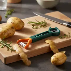 GENERICO - Pelador de Verduras 3 En 1 Multiuso