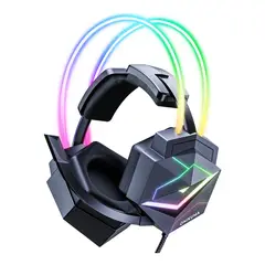 ONIKUMA - Audifono Gamer x20 Pro Cancelación de Ruido Luz RGB
