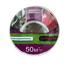 MICROFLEXXI - Manguera Riego PVC Bicolor 1 Pulgada X 50 Mts
