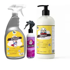 GENERICO - Kit P Perro Repelente Educador Sanitario Shampoo Avena
