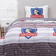 MASHINI - CUBRECAMA PLUMON COLO COLO VENCEDORES REVERSIBLE 1.5 PLAZA