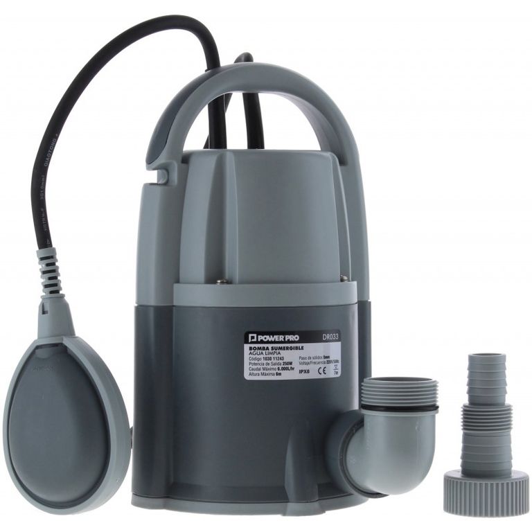 Bomba Sumergible 075HP Agua Limpia DR075