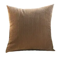 OLEVO - Funda cojin pana camel 45x45 cm decorativa sofá dormitorio, relleno no incluido
