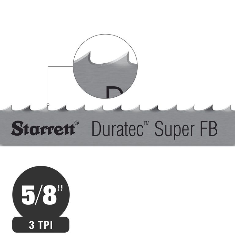Sierra Huincha para Metal 16x080 mm 3 TPI 30 m Skip DuratecSuper FB