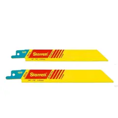 STARRET - Set 2 Sierras Sables Bimetal Metal 152 mm 18 TPI