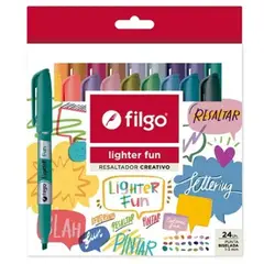 FILGO - Set 24 Destacadores Lighter Fun
