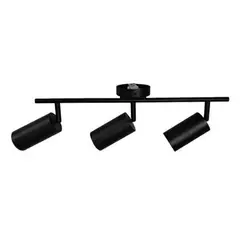 DEMASLED - Aplique Móvil Negro para 3 Ampolletas GU10 110-220V AC IP20