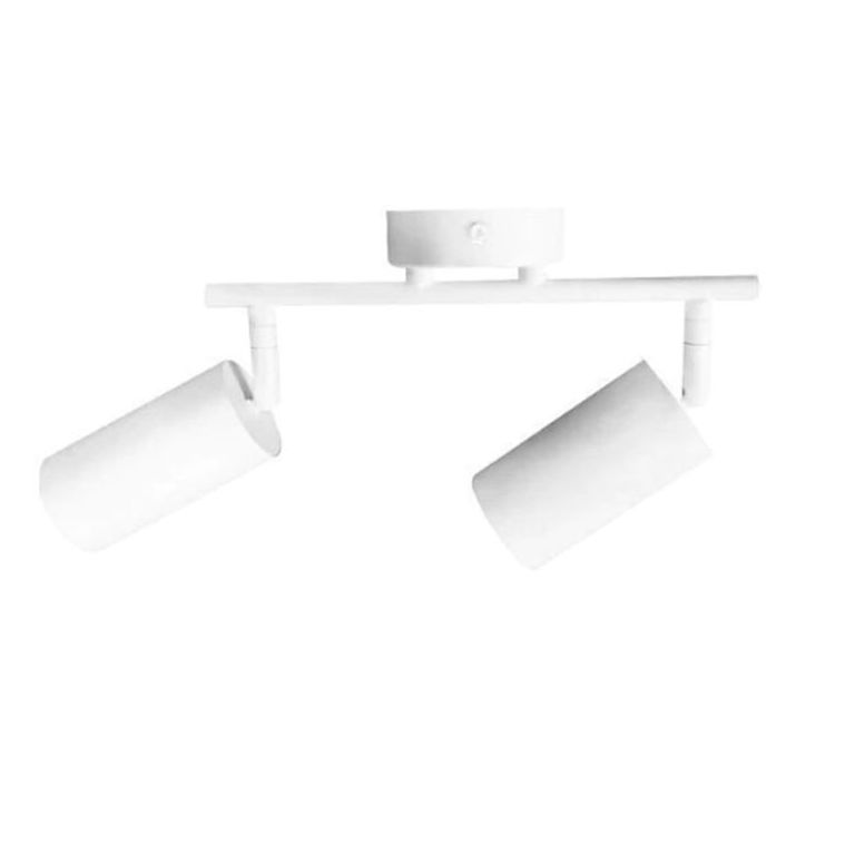 Aplique Móvil Blanco para 2 Ampolletas GU10 110-220V AC IP20