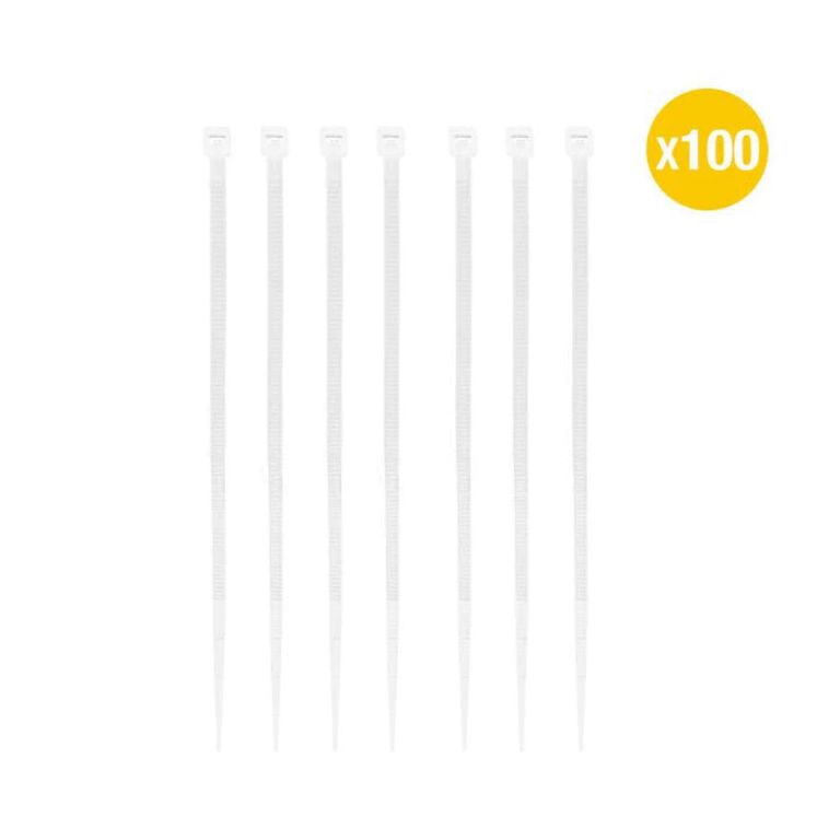 Amarras Plásticas Blanco 36x150mm 100 uds