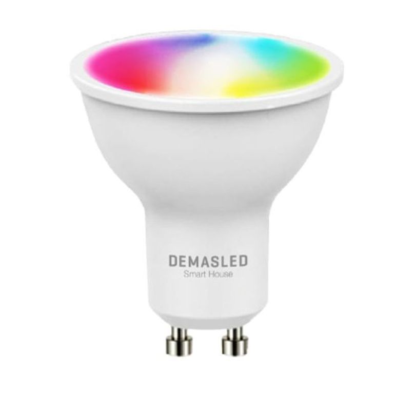 Ampolleta LED GU10 5W 65mA 120° RGB-Blanco 220V