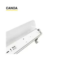 DEMASLED - Pantalla Aislante para Tubos LED PC 60cm cableado x2 lados