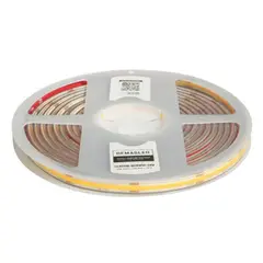 DEMASLED - Tira LED COB 24V 11Wm Blanco Cálido 1100lmm 480 LEDsm 8mm IP68 5m