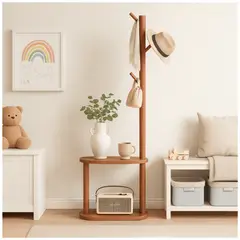 HOMER DESIGN - Perchero Árbol Con Repisa Estilo Nórdico Dormitorio Entrada