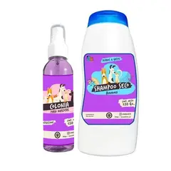 MASCOKITS - Kit Para Gato Shampoo Seco Colonia Frambuesa-Fruitilicious.