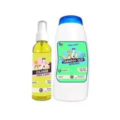 MASCOKITS - Kit Para Perro Shampoo Seco Colonia Maracuya-Eucalipto