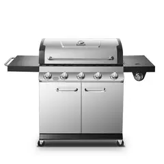 DYNAGLO - Parrilla a Gas 5 Quemadores + Lateral Premier