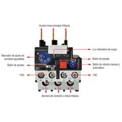 LEXO - Relé Térmico Regulable 7 - 10a Para Contactor -