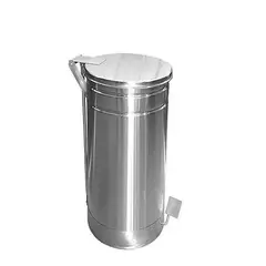 GENERICO - Basurero de Acero Inoxidable 20 LT