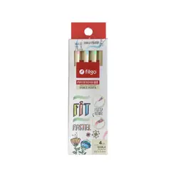 FILGO - Destacadores Multilighter Doble punta Pastel - 4 unidades