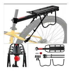 GENERICO - Parrilla para bicicletas universal con y sin frenos de disco