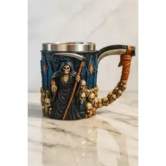 GENERICO - Tazon - Taza Termica De Acero de Hombre Calabera en 3D