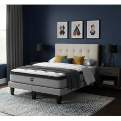 SIMMONS - Cama Europea Dreamer Plus 2 Plazas respaldo Urban Arena