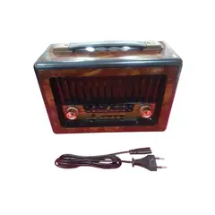 GENERICO - Radio Vintage Bluetooth Amfmsw Portátil Lector Usb Tf Meier